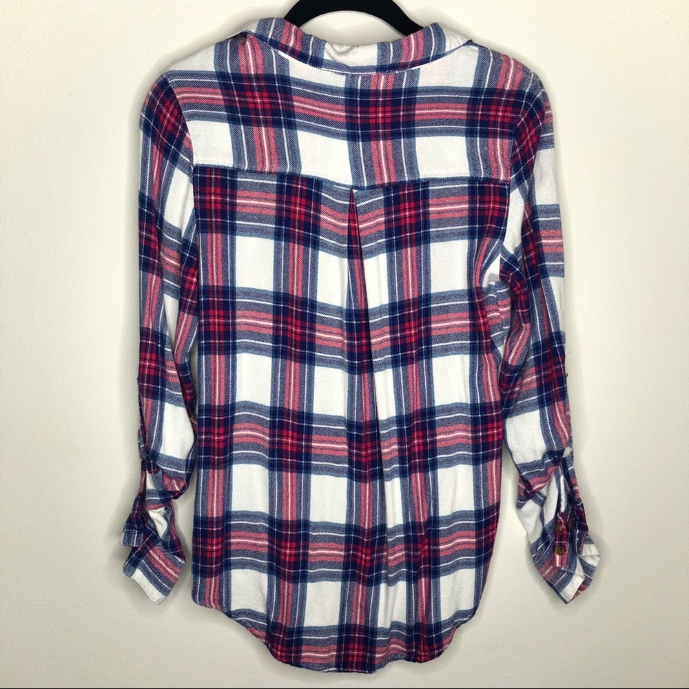🤩*LIKE NEW* Tinsel Button-Up Flannel Top - Picture 2 of 8